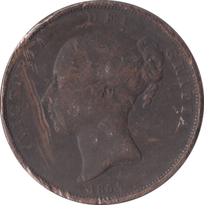 1854 PENNY ( FINE ) - Penny - Cambridgeshire Coins