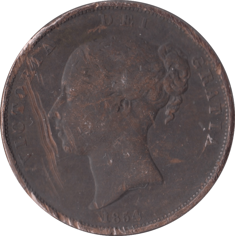 1854 PENNY ( FINE ) - Penny - Cambridgeshire Coins