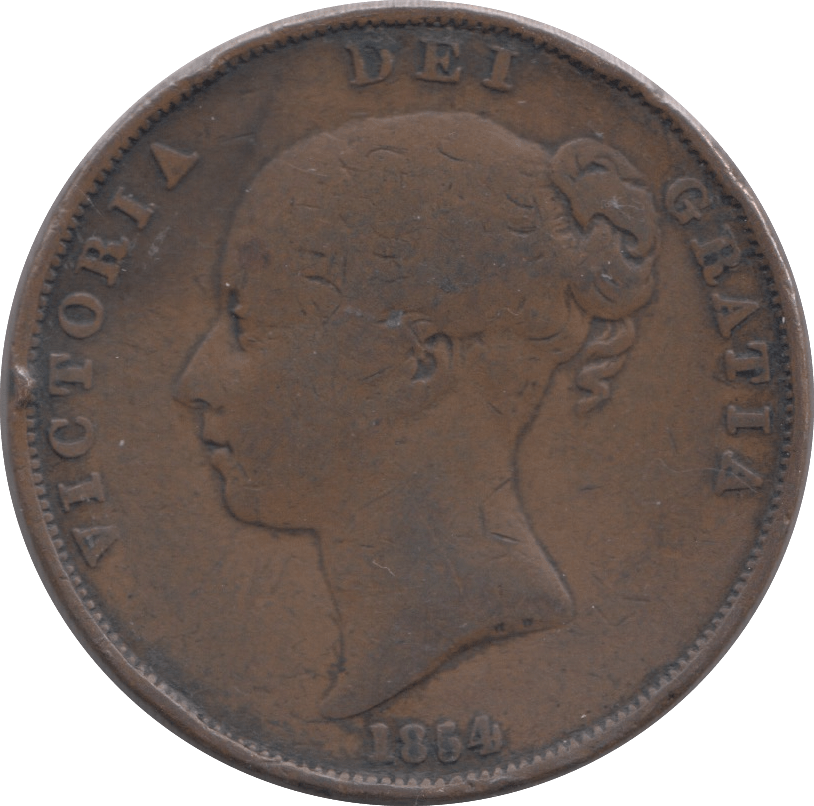 1854 PENNY ( FINE ) - Penny - Cambridgeshire Coins