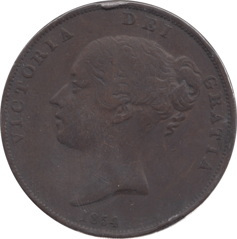 1854 PENNY ( GF ) 3 - Penny - Cambridgeshire Coins