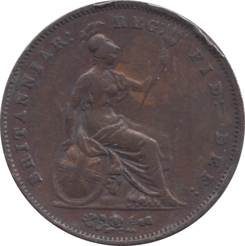 1854 PENNY ( GVF ) 1 - Penny - Cambridgeshire Coins