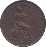 1854 PENNY ( GVF ) 1 - Penny - Cambridgeshire Coins