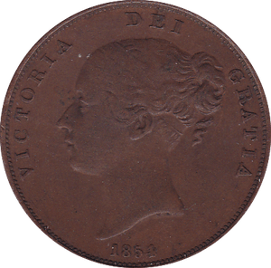 1854 PENNY ( GVF ) B - Penny - Cambridgeshire Coins