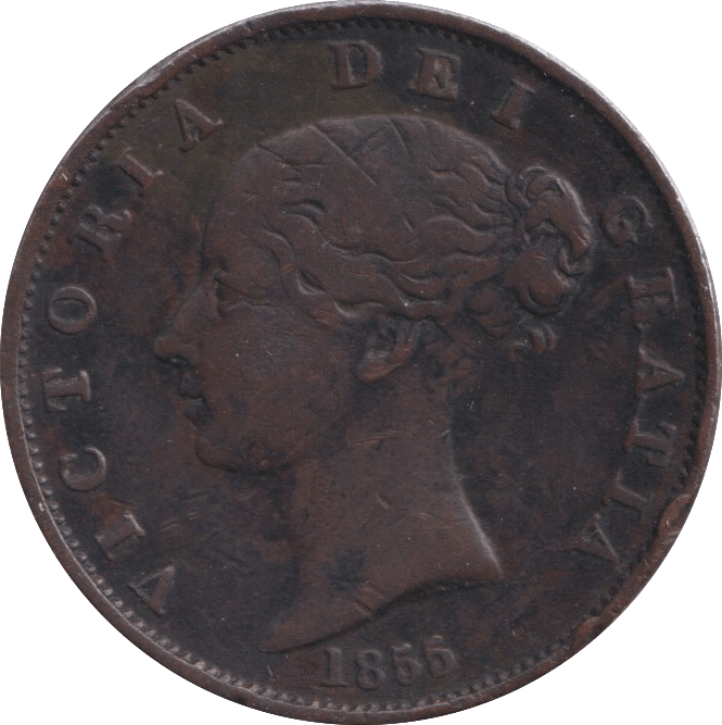 1855 HALFPENNY ( GF ) - Halfpenny - Cambridgeshire Coins