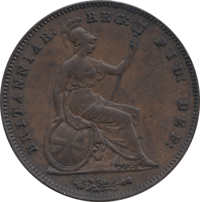 1855 PENNY ( EF ) 1 - Penny - Cambridgeshire Coins