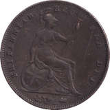 1855 PENNY ( EF ) - Penny - Cambridgeshire Coins