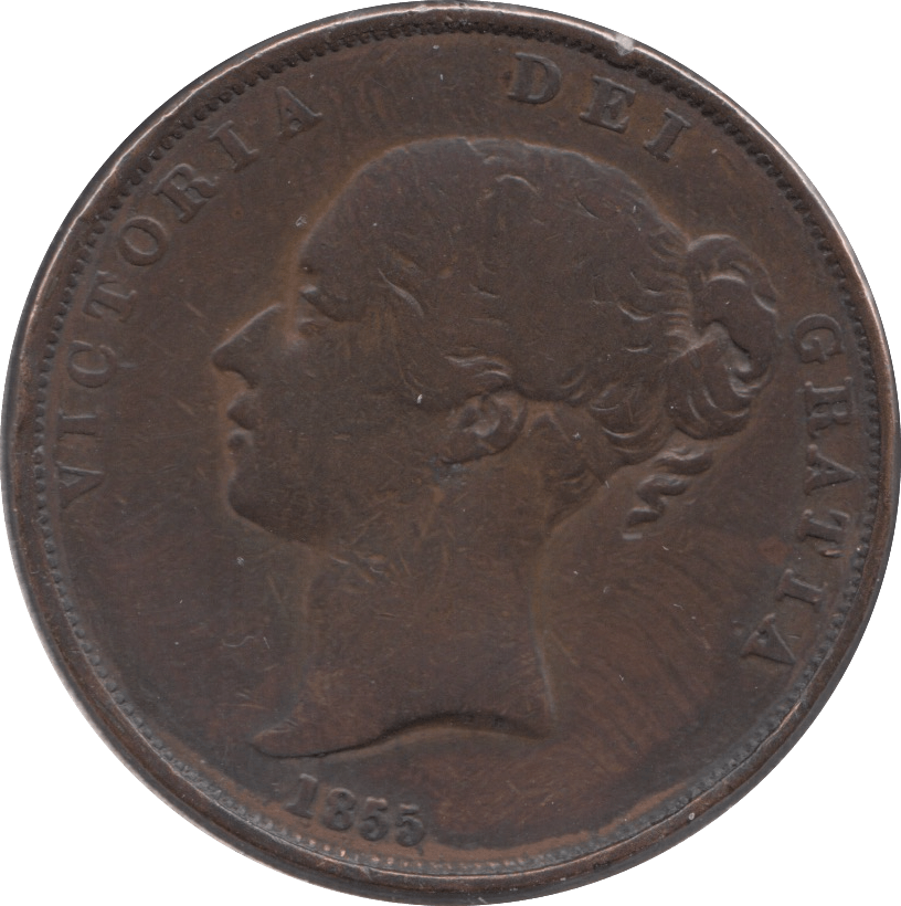 1855 PENNY ( GF ) - Penny - Cambridgeshire Coins