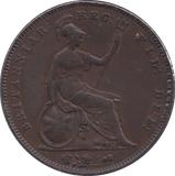 1855 PENNY ( GVF ) - Penny - Cambridgeshire Coins