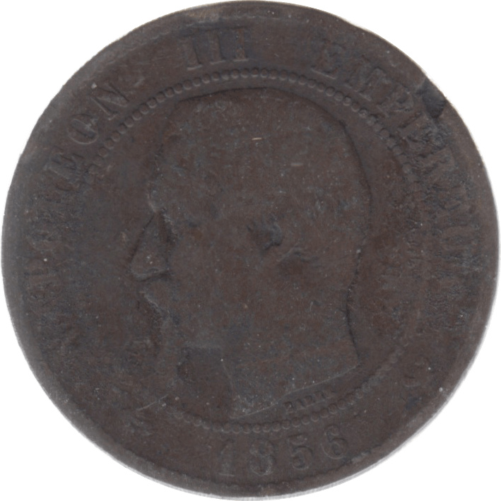 1856 FRANCE 10 CENTIMES - WORLD COINS - Cambridgeshire Coins