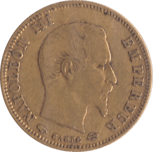 1856 GOLD 5 FRANCS FRANCE - Gold World Coins - Cambridgeshire Coins