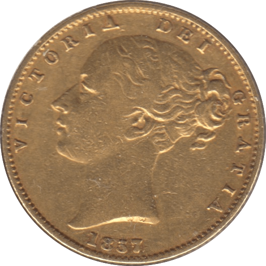 1857 GOLD SOVEREIGN ( VF ) REF 3 - Sovereign - Cambridgeshire Coins