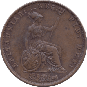 1857 HALFPENNY ( AUNC ) 2 - Halfpenny - Cambridgeshire Coins