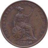 1857 HALFPENNY ( AUNC ) 2 - Halfpenny - Cambridgeshire Coins