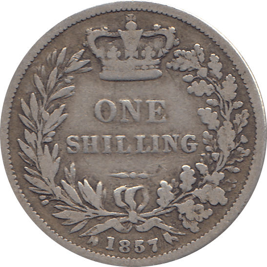 1857 SHILLING ( NF ) 2 - Shilling - Cambridgeshire Coins