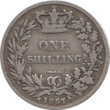 1857 SHILLING ( NF ) 2 - Shilling - Cambridgeshire Coins