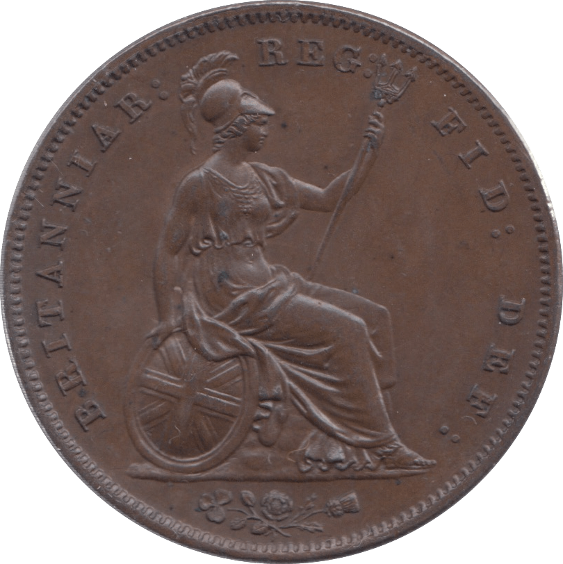 1858 PENNY ( AUNC ) 2 - Penny - Cambridgeshire Coins