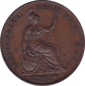 1858 PENNY ( AUNC ) - Penny - Cambridgeshire Coins