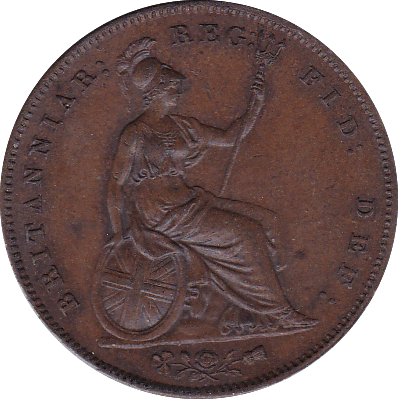 1858 PENNY ( AUNC ) - Penny - Cambridgeshire Coins