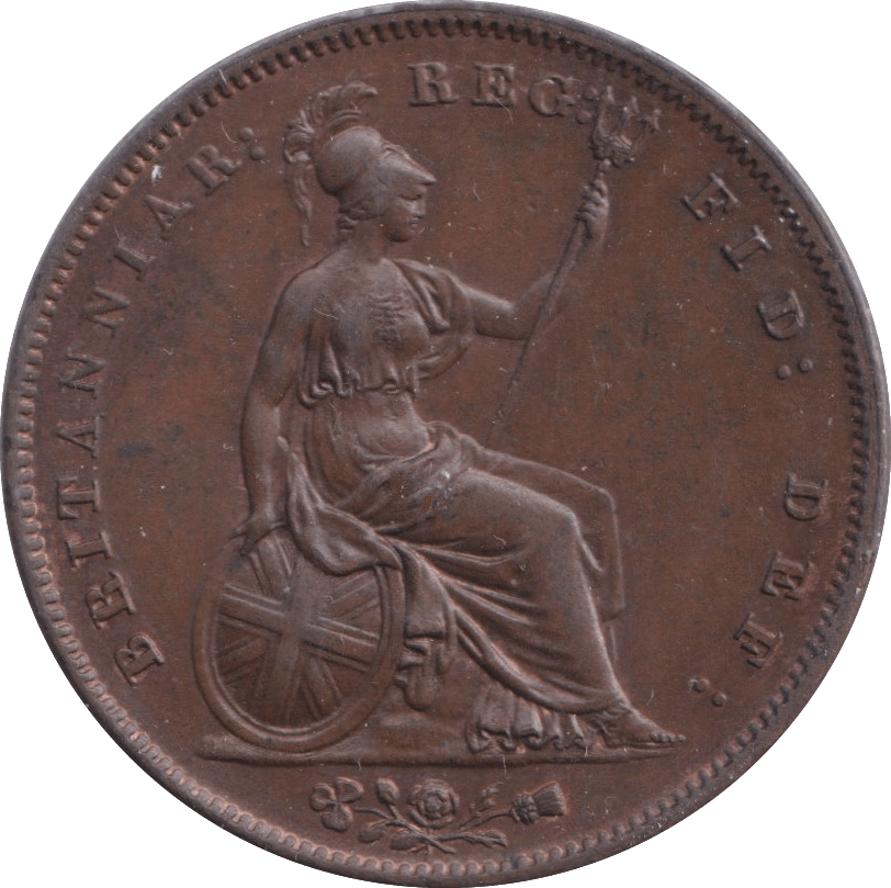 1858 PENNY ( AUNC ) - Penny - Cambridgeshire Coins