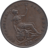 1858 PENNY ( EF ) 23 - Penny - Cambridgeshire Coins