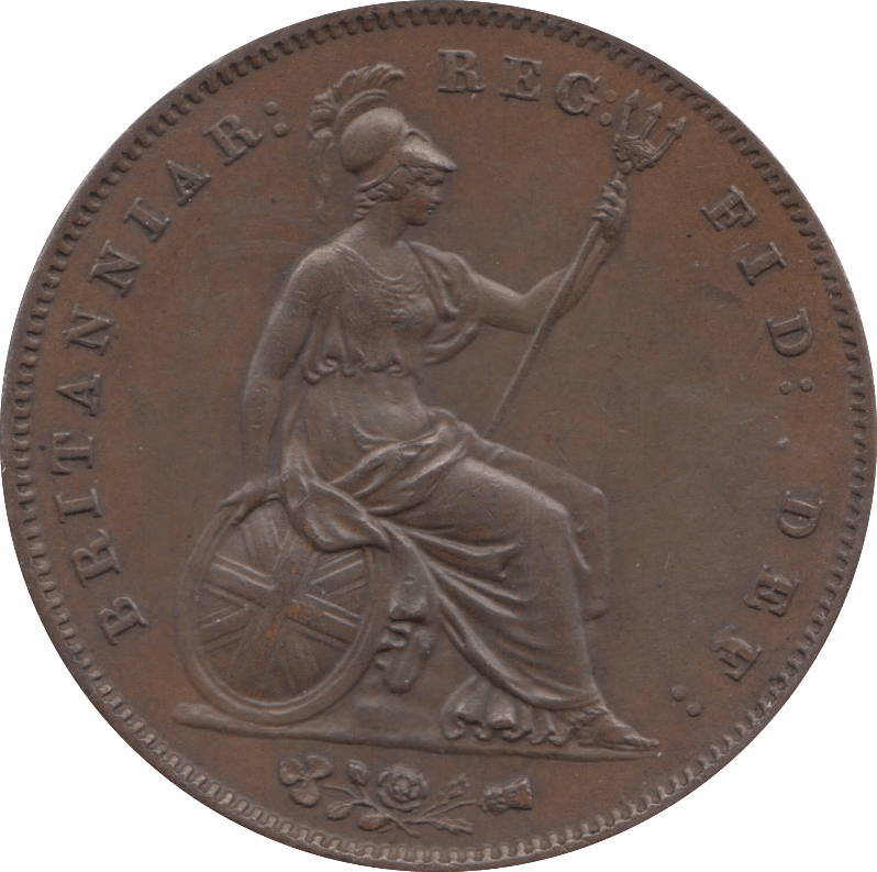 1858 PENNY ( EF ) 2 - Penny - Cambridgeshire Coins