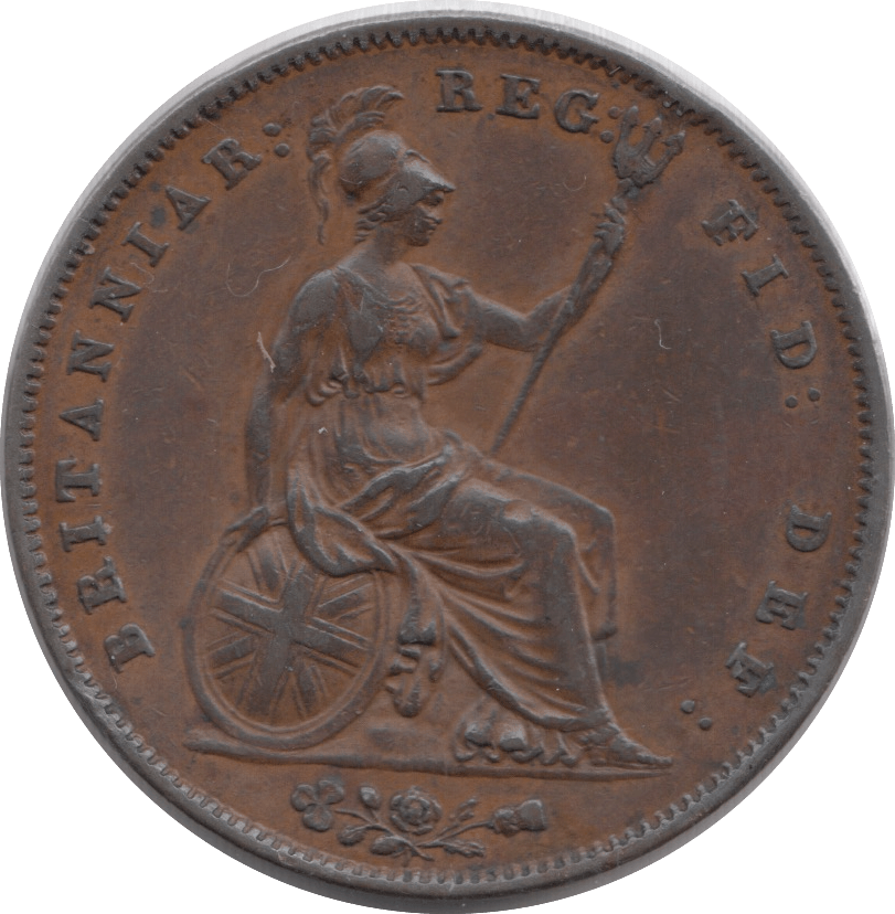 1858 PENNY ( EF ) 5 - Penny - Cambridgeshire Coins