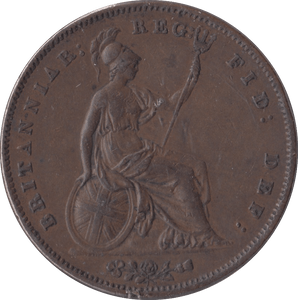 1858 PENNY ( EF ) - Penny - Cambridgeshire Coins