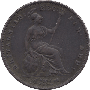 1858 PENNY ( EF ) - Penny - Cambridgeshire Coins