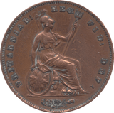 1858 PENNY ( FINE ) 4 - Penny - Cambridgeshire Coins