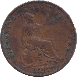 1858 PENNY ( GF ) 2 - Penny - Cambridgeshire Coins