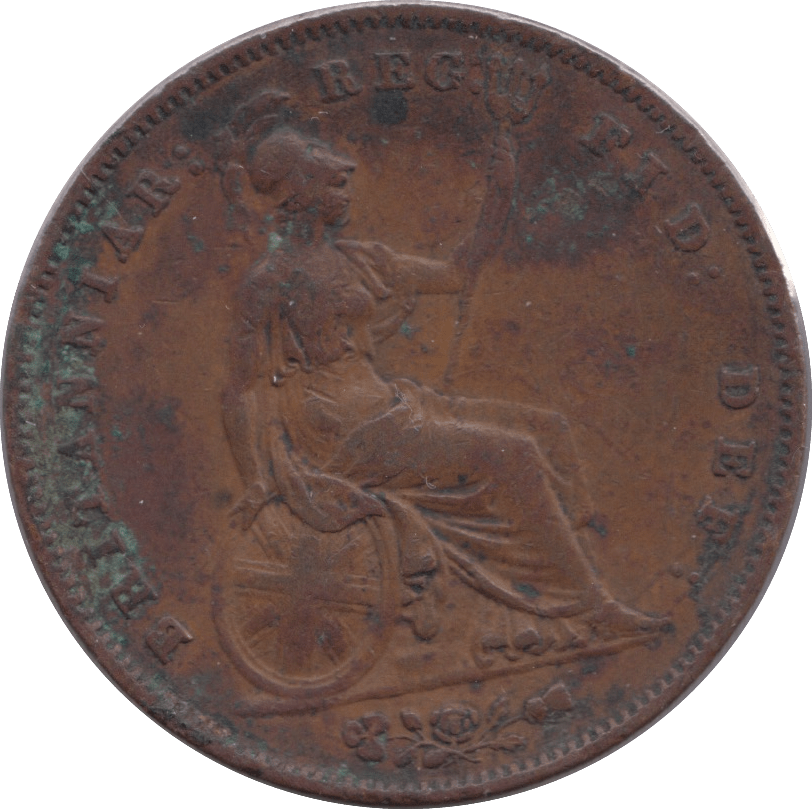 1858 PENNY ( GF ) 2 - Penny - Cambridgeshire Coins