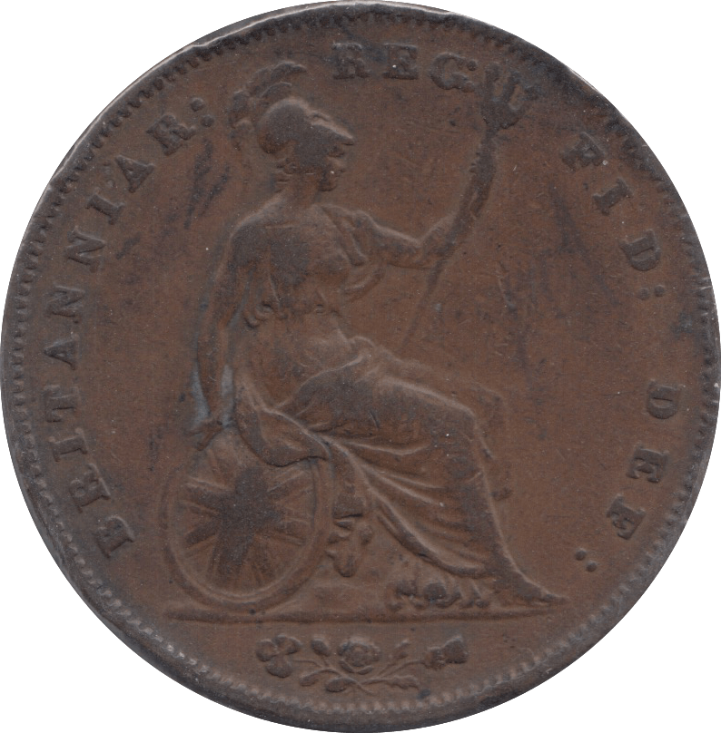 1858 PENNY ( VF ) 2 - Penny - Cambridgeshire Coins