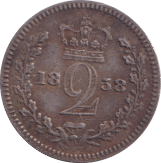 1858 TWOPENCE ( VF ) - Maundy Coins - Cambridgeshire Coins