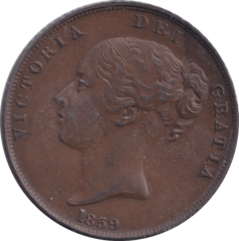 1859 PENNY ( EF ) Penny Cambridgeshire Coins – Cambridgeshire Coins