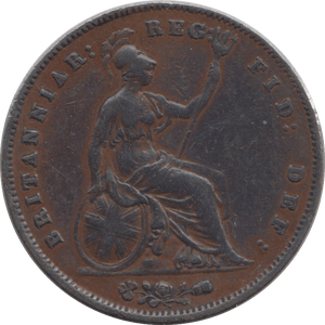 1859 PENNY ( VF ) - Penny - Cambridgeshire Coins