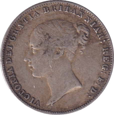 1859 SIXPENCE ( GF ) - Sixpence - Cambridgeshire Coins