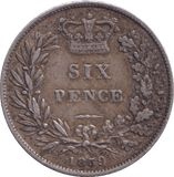 1859 SIXPENCE ( GF ) - Sixpence - Cambridgeshire Coins