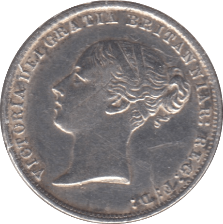 1859 SIXPENCE ( GVF ) - Sixpence - Cambridgeshire Coins