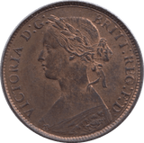 1860 FARTHING ( BU ) TOOTHED BEAD - Farthing - Cambridgeshire Coins