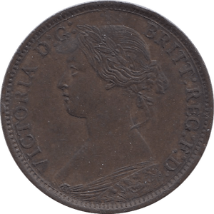 1860 FARTHING ( EF ) C - Farthing - Cambridgeshire Coins