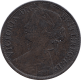 1860 FARTHING ( GVF ) - Farthing - Cambridgeshire Coins