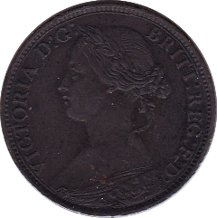 1860 FARTHING ( NEF ) - Farthing - Cambridgeshire Coins