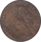 1860 FARTHING ( UNC ) - Farthing - Cambridgeshire Coins