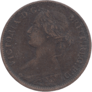 1860 FARTHING ( VF ) 18 - Farthing - Cambridgeshire Coins