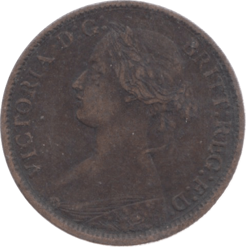 1860 FARTHING ( VF ) 18 - Farthing - Cambridgeshire Coins