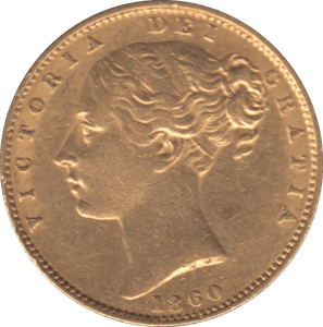 1860 GOLD SOVEREIGN ( GVF ) REF 2 - Sovereign - Cambridgeshire Coins