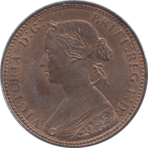 1860 HALFPENNY ( UNC ) 2 - Halfpenny - Cambridgeshire Coins