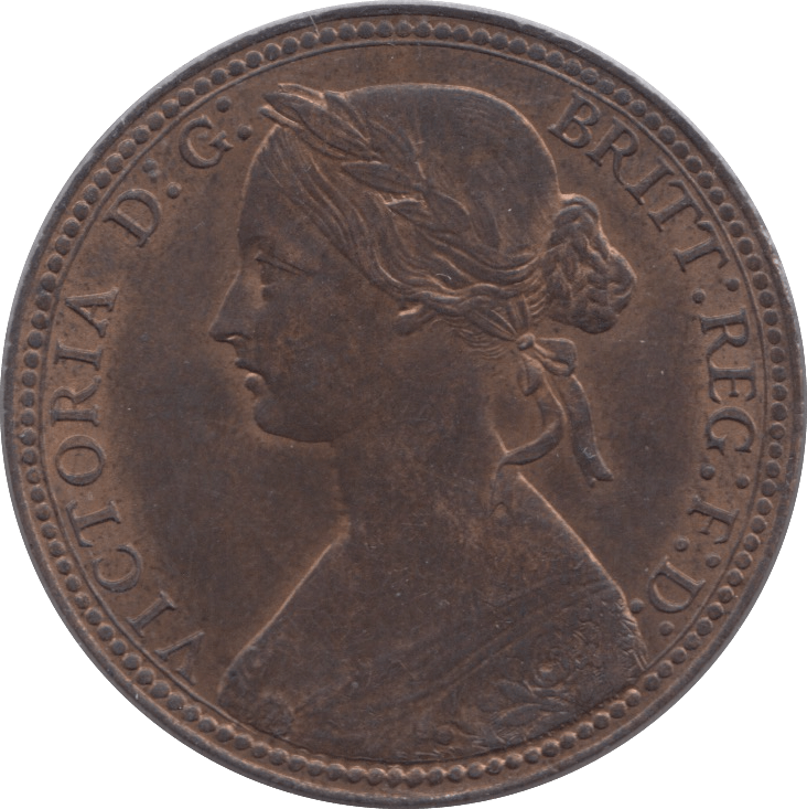 1860 PENNY ( AUNC ) - Penny - Cambridgeshire Coins