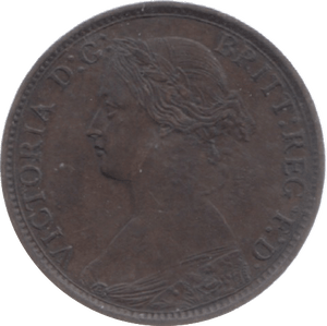 1861 FARTHING ( EF ) 23 - Farthing - Cambridgeshire Coins