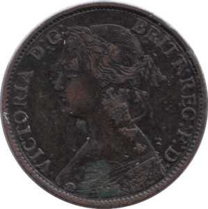 1861 FARTHING ( VF ) - Farthing - Cambridgeshire Coins